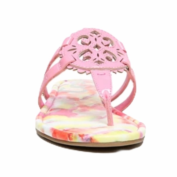 SAM EDELMAN Clara Sandal Flop Flop Flamingo Pink - Picture 3 of 11